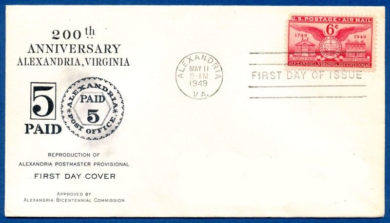 Commems-Collection-Classic:-What-If?-1949-Alexandria,-VA-Bicentennial