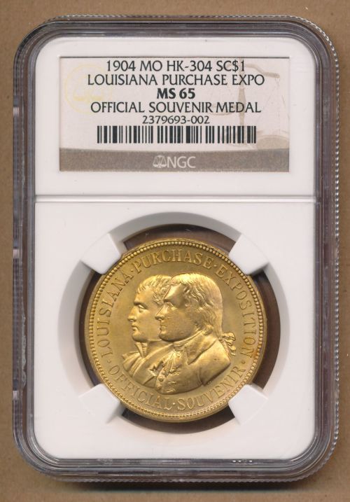 Commems-Collection-Classic:-1903/04-Louisiana-Purchase-Exposition---Medal