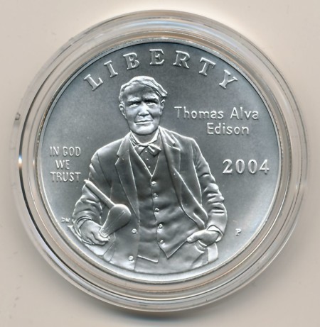 Commems-Collection-Modern:-2004-Thomas-Alva-Edison-Collector's-Set