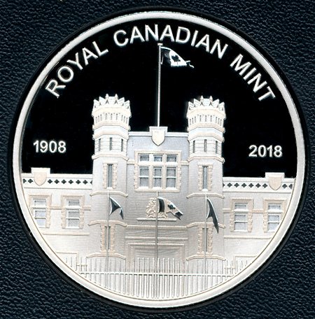 Commems-Collection-Canadian:-2018-Silver-Coloured-Proof-Set-With-Medallion