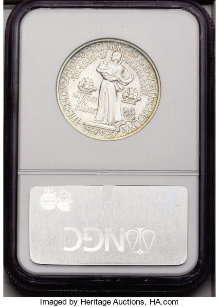 Commems-Collection-Classic:-1937-Roanoke-Colony---MS-65-Proof-Like