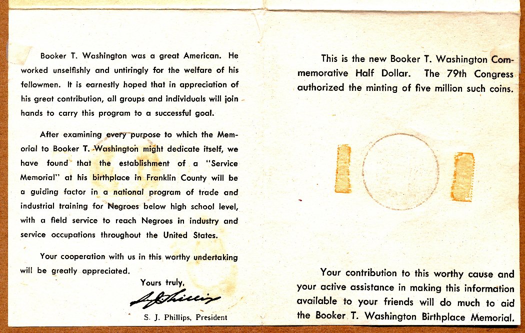 Commems-Collection-Classic:-1946-Booker-T-Washington-Memorial-Ephemera-II