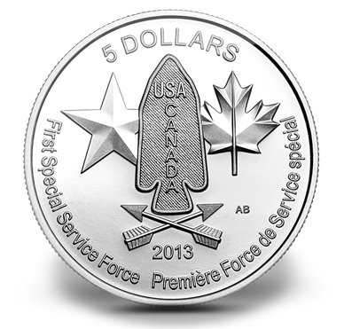 Commems-Collection-Canadian:-2013-Devil's-Brigade-Silver-$5---Coin-7-Of-12