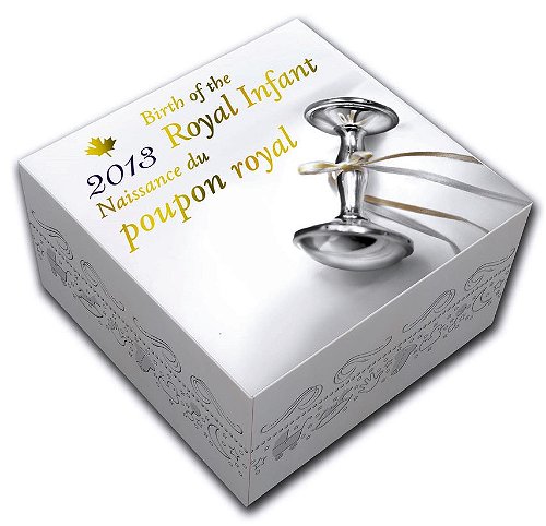 Commems-Collection-Canadian:-2013-Royal-Infant-With-Toys-Silver-$5---Coin-8-Of-12