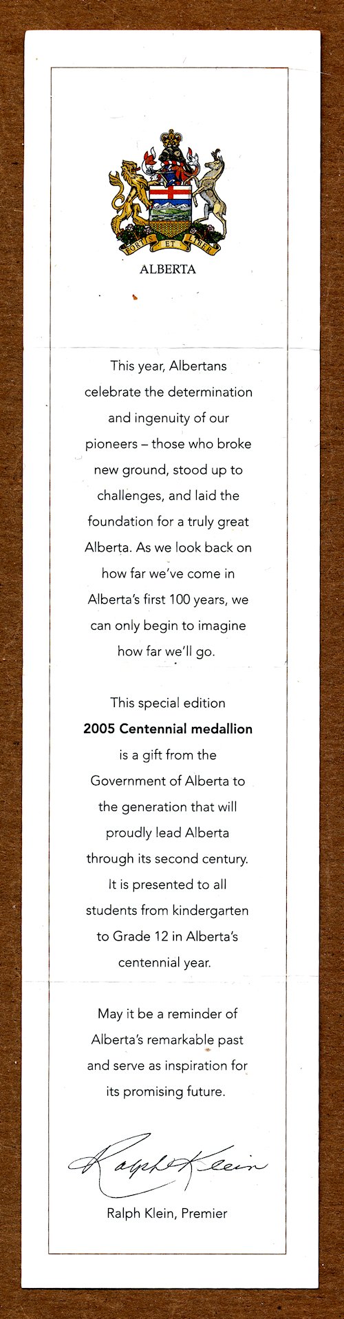 Commems-Collection-Canadian:-2005-Alberta-Centennial-Silver-$5---Coin-1-Of-12