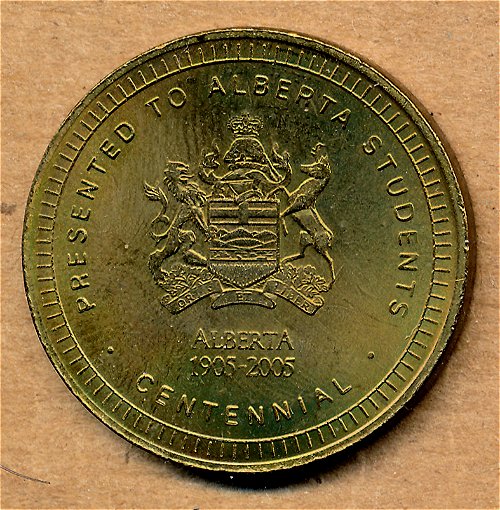 Commems-Collection-Canadian:-2005-Alberta-Centennial-Silver-$5---Coin-1-Of-12