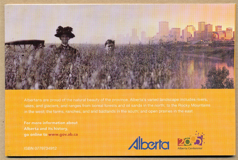 Commems-Collection-Canadian:-2005-Alberta-Centennial-Silver-$5---Coin-1-Of-12