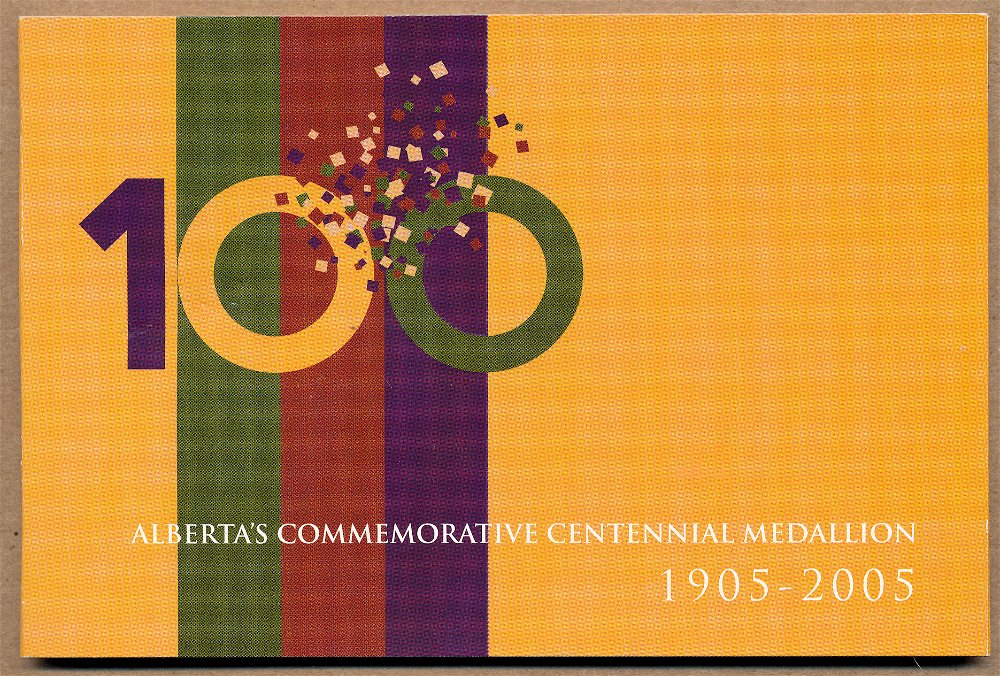 Commems-Collection-Canadian:-2005-Alberta-Centennial-Silver-$5---Coin-1-Of-12