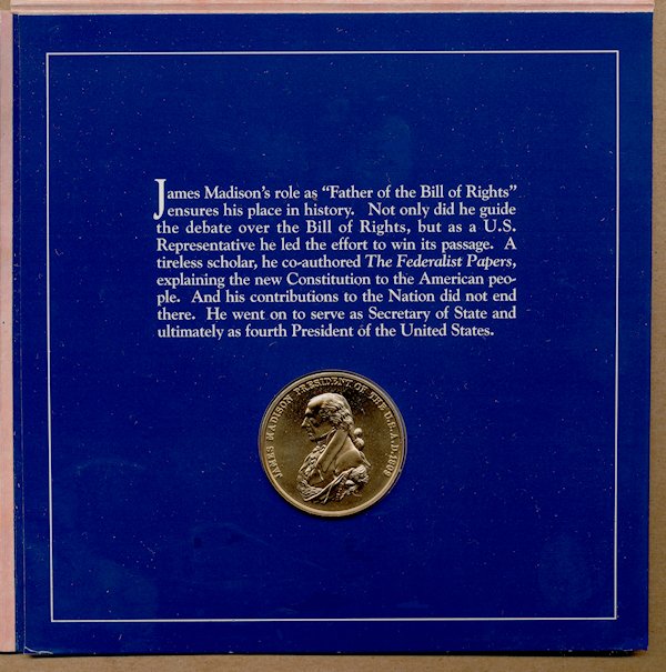 Commems-Collection-Modern:-1993-Bill-Of-Rights-Coin-And-Medal-Set