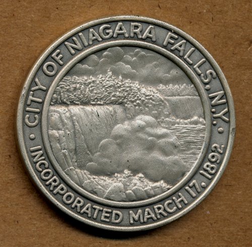 Commems-Collection-Medals:-1967-Niagara-Falls,-NY-75th-Anniversary