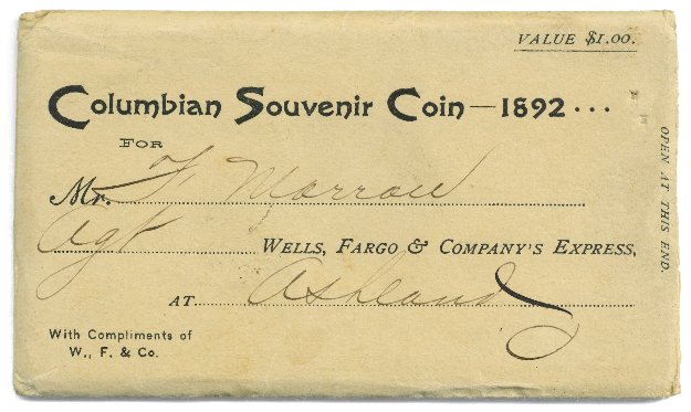 Commems-Collection-Classic:-1892-93-World's-Columbian-Exposition-&-Wells-Fargo