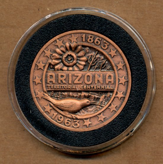 Commems-Collection-Medals:-1963-Arizona-Territory-Centennial