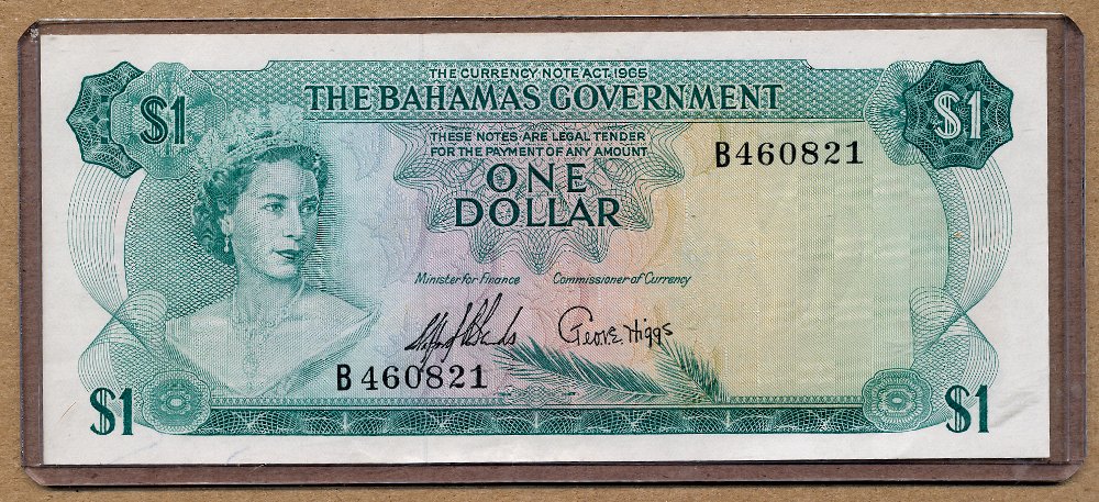 Commems-Collection-Currency:-Bahamas-$1-Notes