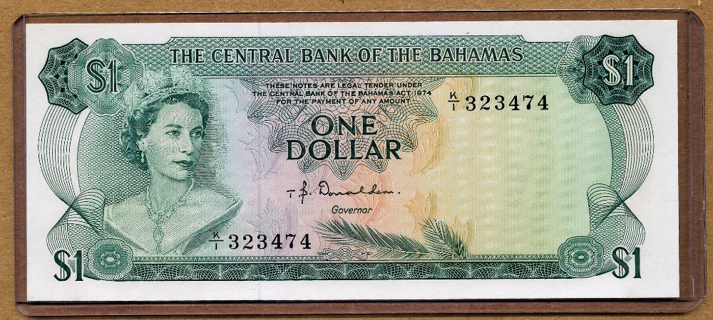 Commems-Collection-Currency:-Bahamas-$1-Notes