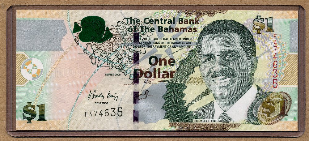 Commems-Collection-Currency:-Bahamas-$1-Notes