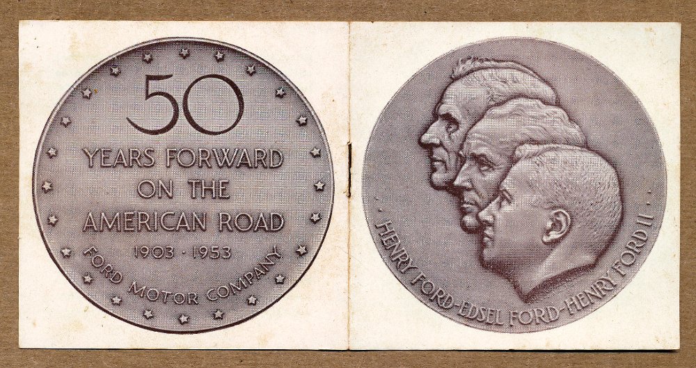 Commems-Collection-Medals:-1953-Ford-Motor-Company