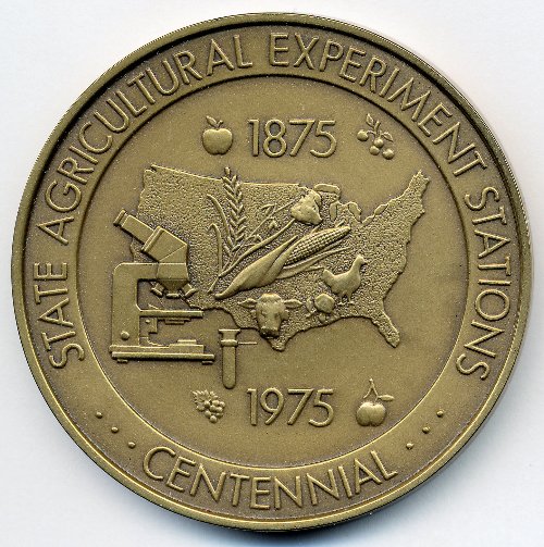 Commems-Collection-Medals:-1975-NC-Agricultural-Experiment-Station