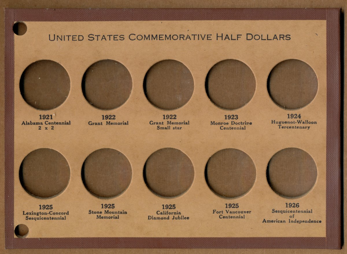 Commems-Collection-Classic:-Wayte-Raymond-Commemorative-Coin-Boards---Complete-Date-&-Mint-Mark-Set
