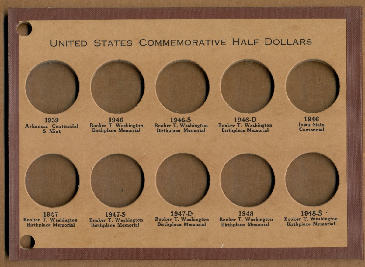 Commems-Collection-Classic:-Wayte-Raymond-Commemorative-Coin-Boards---Complete-Date-&-Mint-Mark-Set