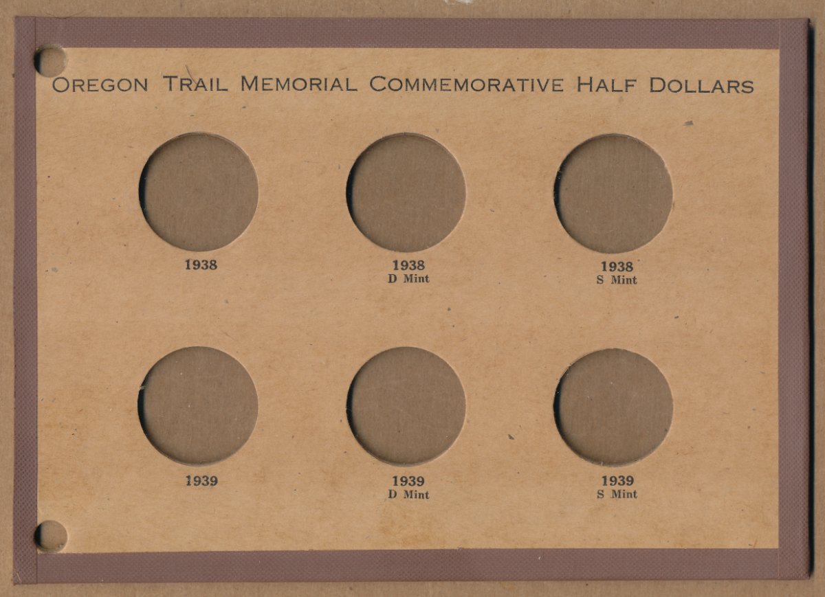 Commems-Collection-Classic:-Wayte-Raymond-Commemorative-Coin-Boards---Oregon-Trail-Memorial-Set