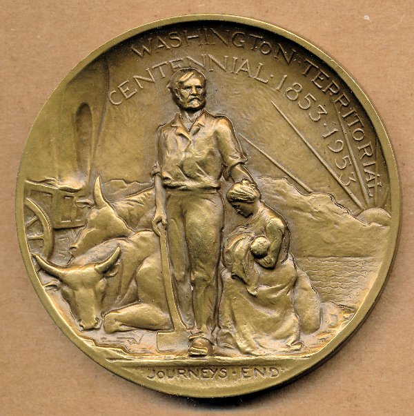 Commems-Collection-Medals:-1953-Washington-Territorial-Centennial