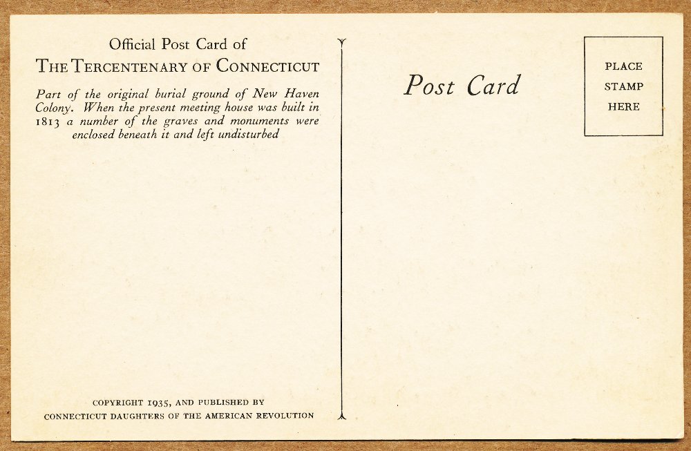 Commems-Collection-Classic:-1935-Connecticut-Tercentenary---Official-Postcards