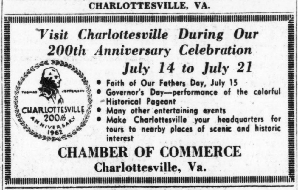 Commems-Collection-Classic:-What-If?-1962-Charlottesville,-VA-200th-Anniversary