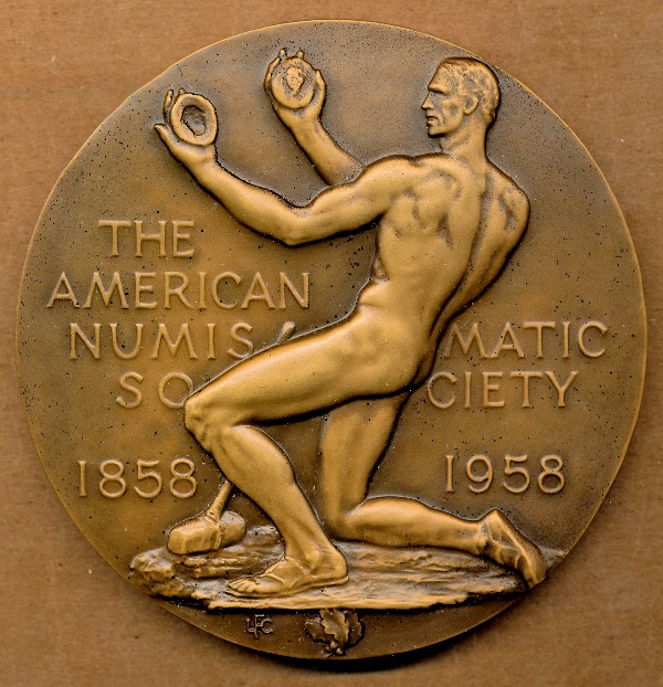 Commems-Collection-Medals:-1958-American-Numismatic-Society-Centennial