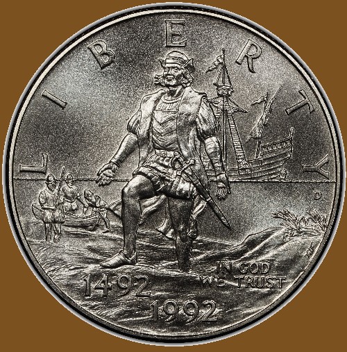 Columbus-Day-Post-Your-Coin/Banknote-Feauturing-Columbus