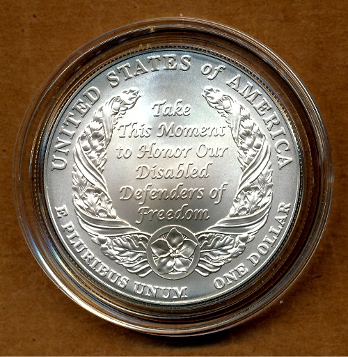 Commems-Collection-Modern:-2010-American-Veterans-Disabled-For-Life