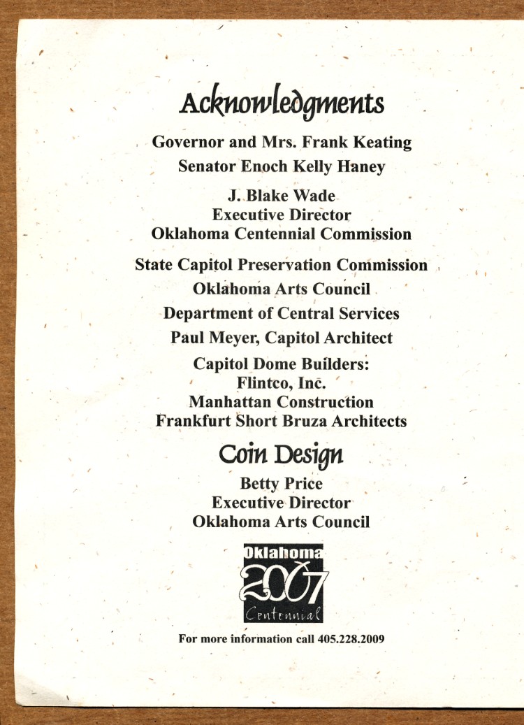 Commems-Collection-Medals:-2002-Oklahoma-Capitol-Dome-Dedication