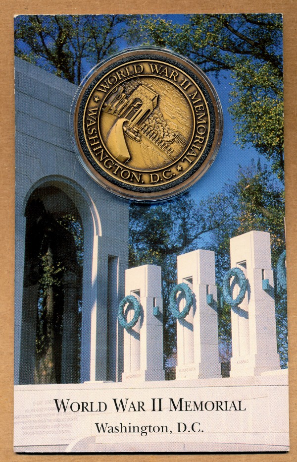 Commems-Collection-Medals:-World-War-II-National-Memorial---Washington,-DC