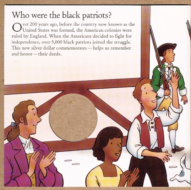 Commems-Collection-Modern:-1998-Black-Revolutionary-War-Patriots---Young-Collectors-Edition