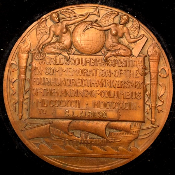 1892-1893-World's-Columbian-Exposition-Medal