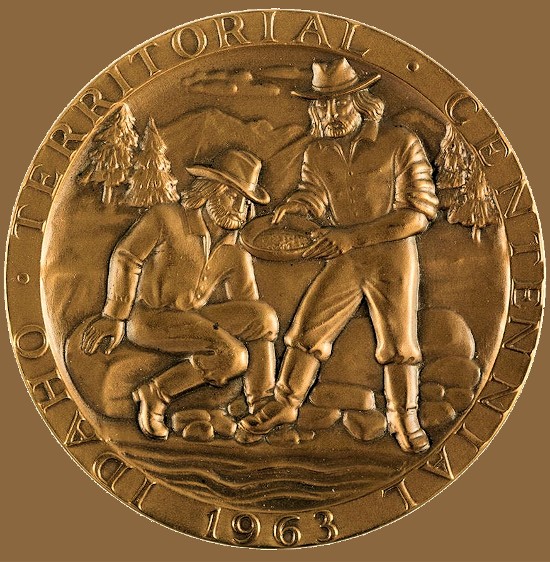 Commems-Collection-Medals:-1963-Idaho-Territorial-Centennial