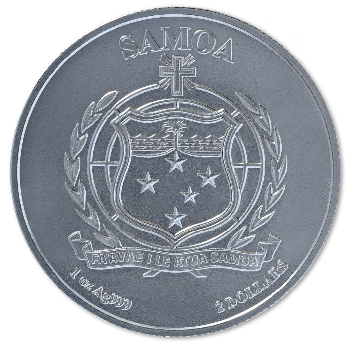 Commems-Collection-World:-2023-Samoa-Silver-$2-Bullion-Coin