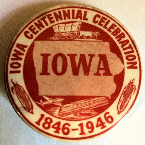 Commems-Collection-Classic:-1946-Iowa-Statehood-Centennial---Related-Exonumia