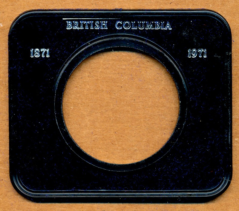 Commems-Collection-Canadian:-1971-British-Columbia-Centennial---Nickel-Dollar-Commemorative