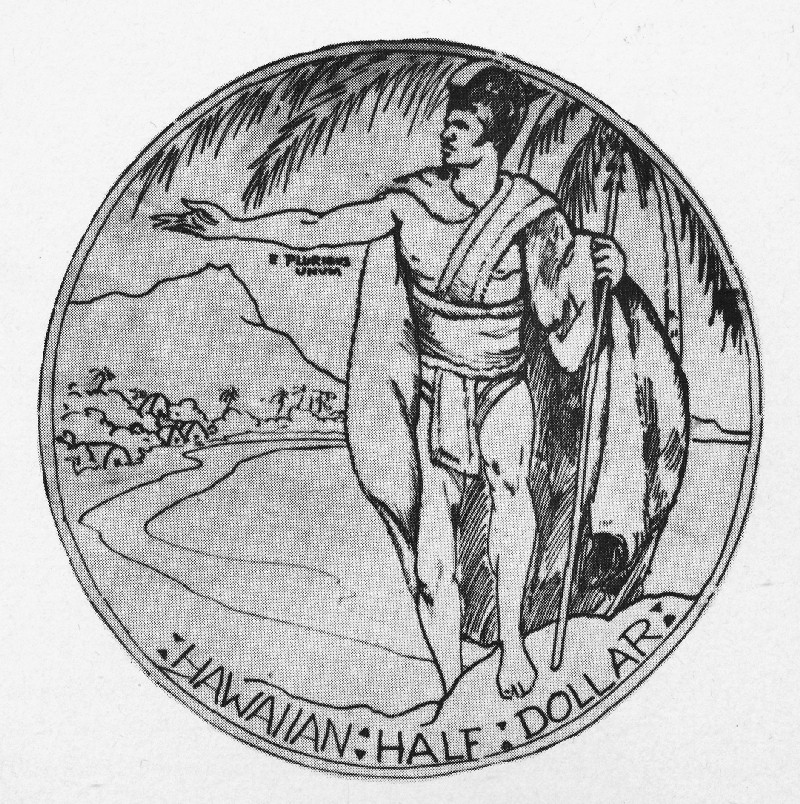 Commems-Collection-Classic:-1928-Hawaiian-Discovery-Sesquicentennial---Sketches-Vs.-Models