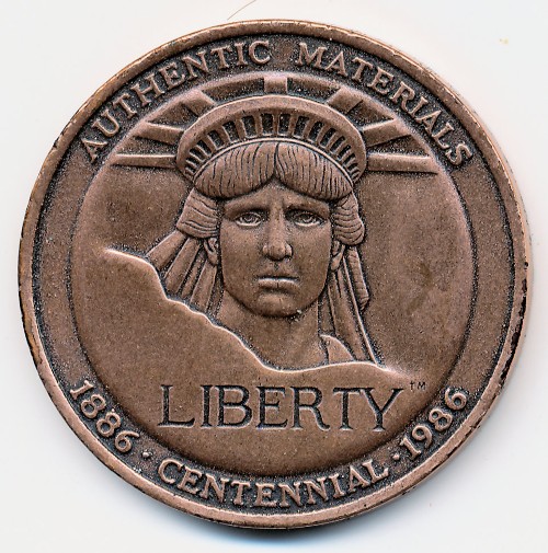 Commems-Collection-Modern:-1986-Statue-Of-Liberty---Ellis-Island-/-Cousin-#2