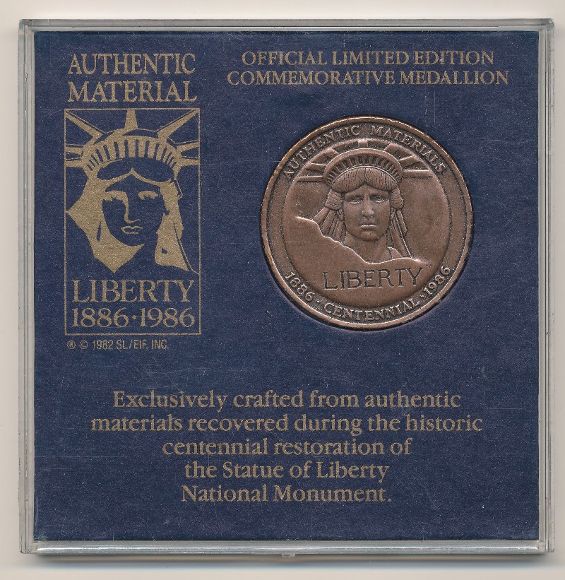 Commems-Collection-Modern:-1986-Statue-Of-Liberty---Ellis-Island-/-Cousin-#2