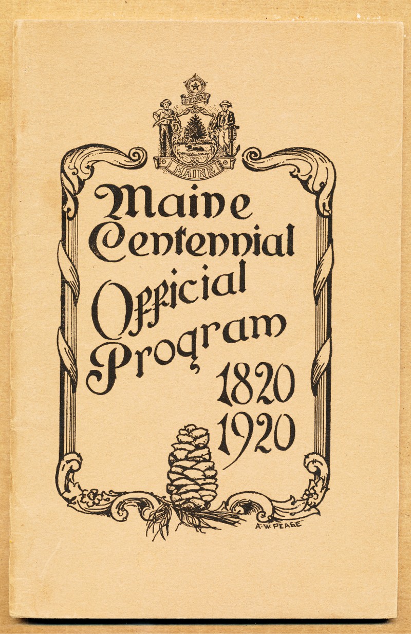 Commems-Collection-Classic:-1920-Maine-Statehood-Centennial---Official-Program