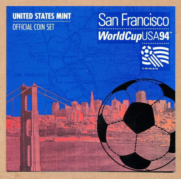 Commems-Collection-Modern:-1994-World-Cup-Official-Coin-Sets---Venues