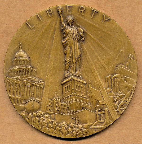 Commems-Collection-Medals:-1940-Congress-Of-American-Industry