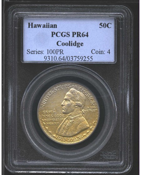 Commems-Collection-Classic:-1928-Hawaiian-European-Discovery-Sesquicentennial---Coolidge-Coin