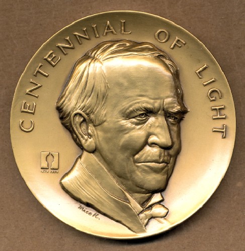 Commems-Collection-Medals:-1979-Thomas-Edison---Light-Centennial