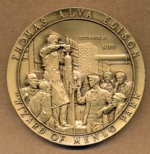 Commems-Collection-Medals:-1979-Thomas-Edison---Light-Centennial