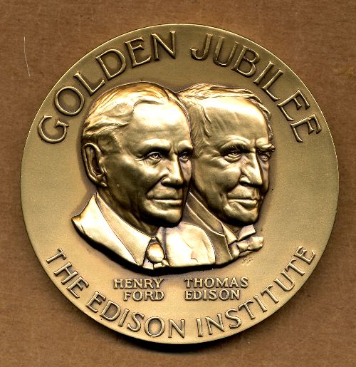 Commems-Collection-Medals:-1979-Thomas-Edison---Edison-Institute/Greenfield-Village-Golden-Jubilee
