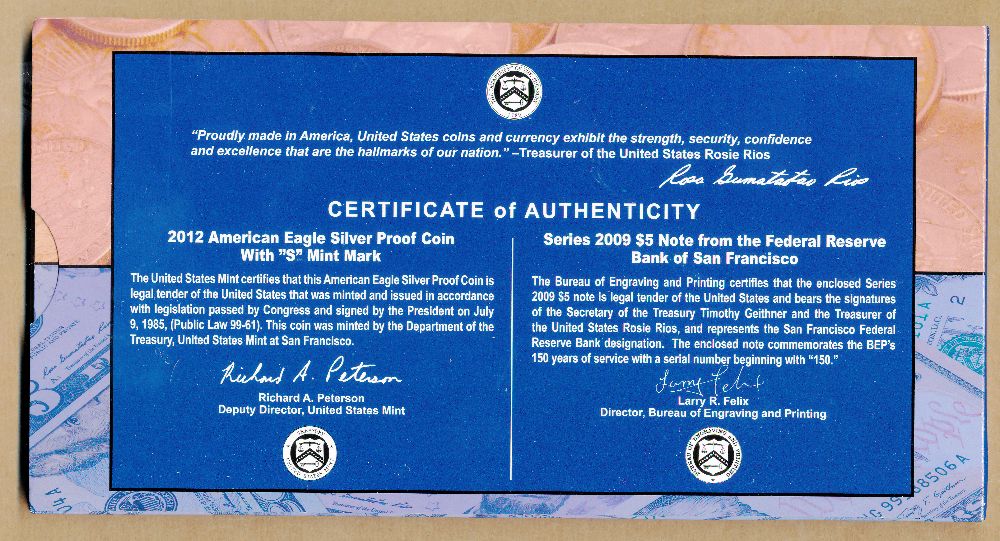 Commems-Collection-Modern:-2012-Making-American-History-Coin-And-Currency-Set