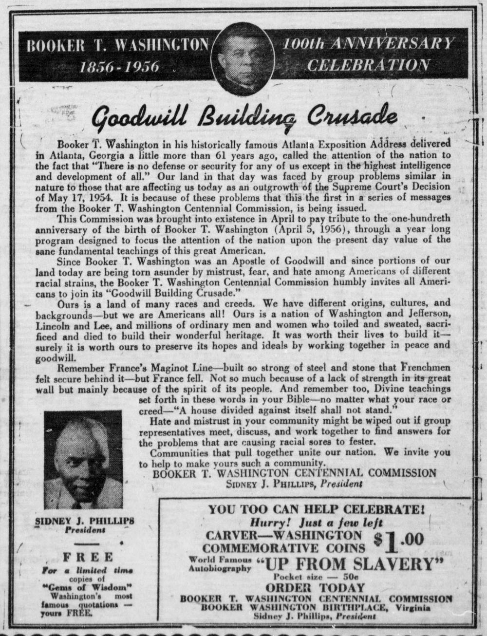 Commems-Collection-Classic:-1951-54-George-W.-Carver---Booker-T.-Washington---Centennial-Promotions